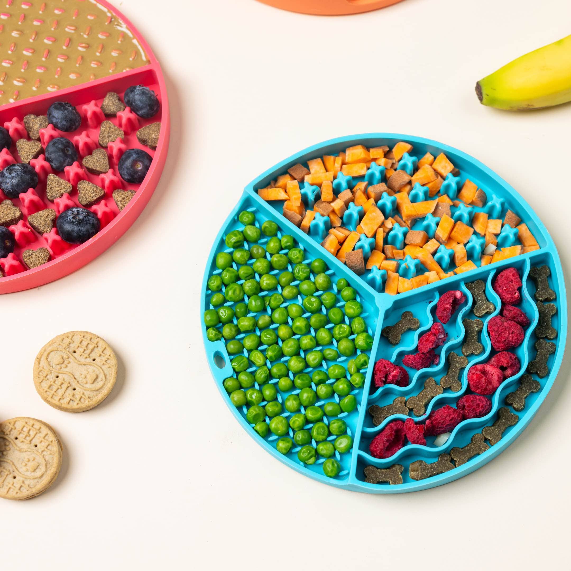 Green Dog & Cat Lick Mat | Pink Papyrus