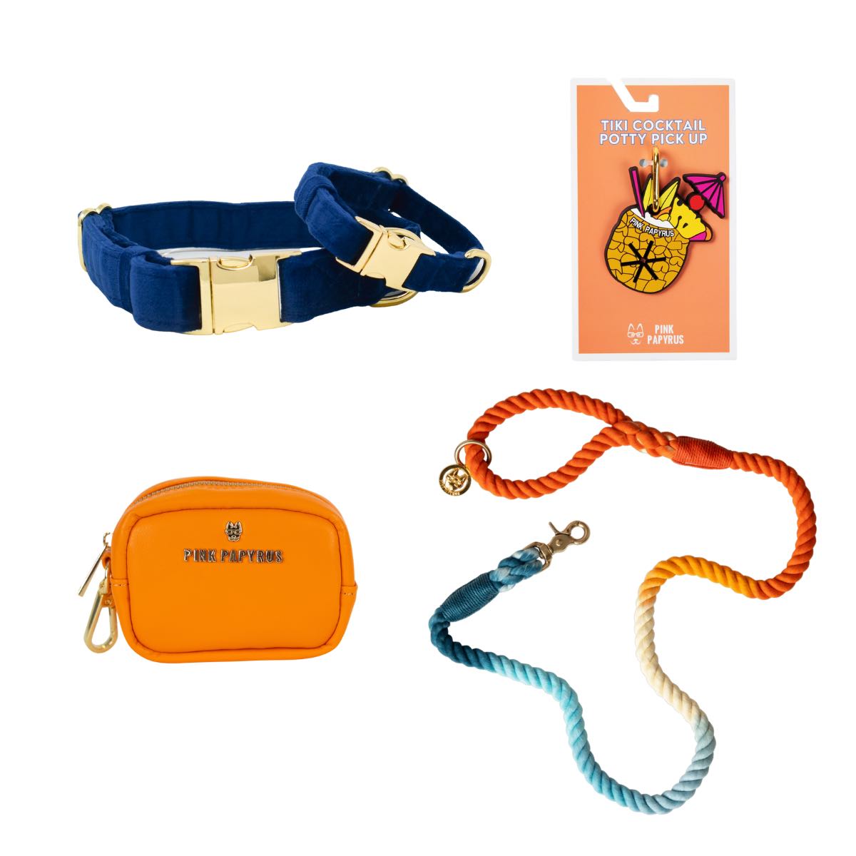 Orange Crush Dog Collar Bundle