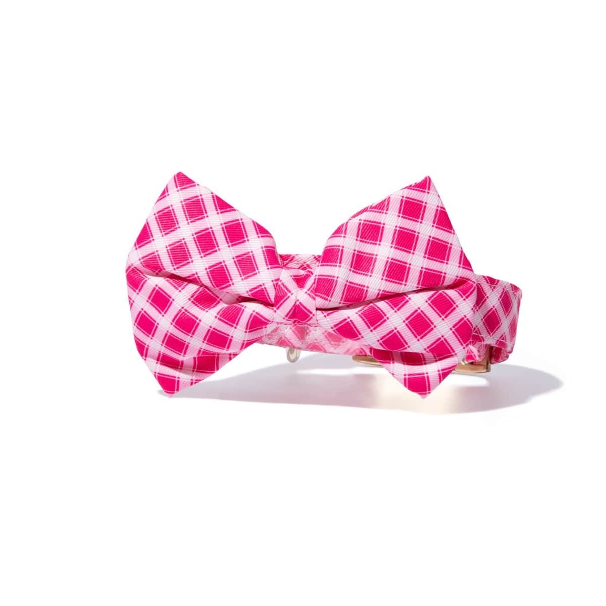 Chrishell Bow Tie Dog Collar | Pink Papyrus