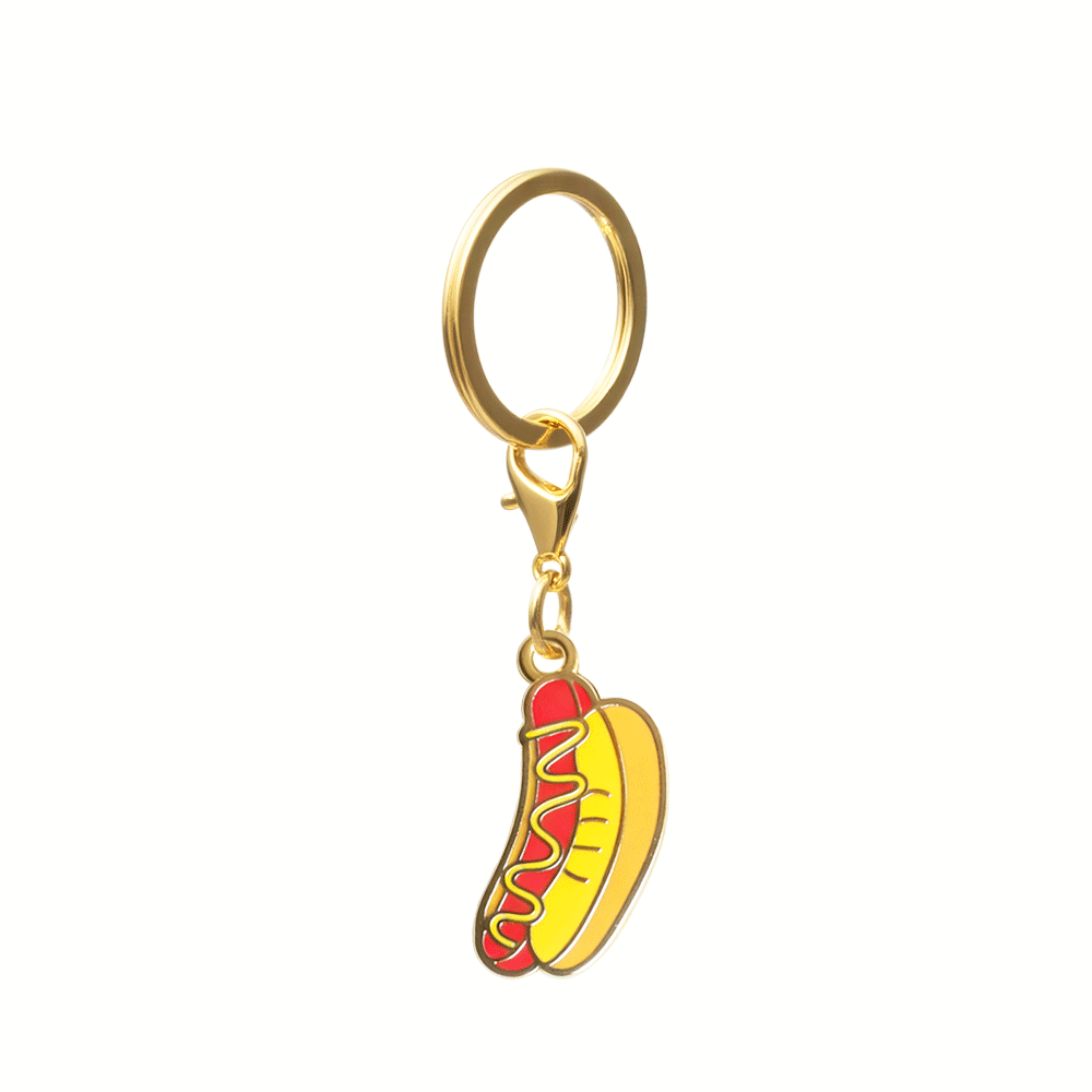 Hotdog Pet Charm | Pink Papyrus