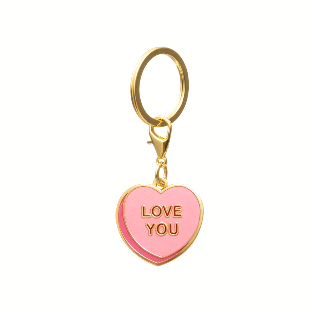 Love You Sweetheart Pet Charm | Pink Papyrus