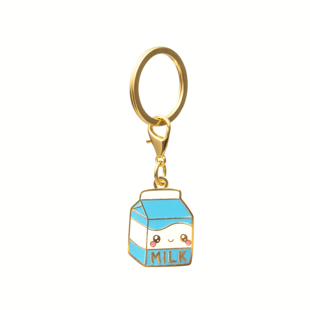 Cookie & Milk Pet Charm Set | Pink Papyrus