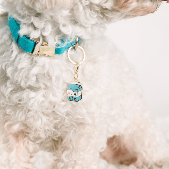 Milk Pet Charm | Pink Papyrus