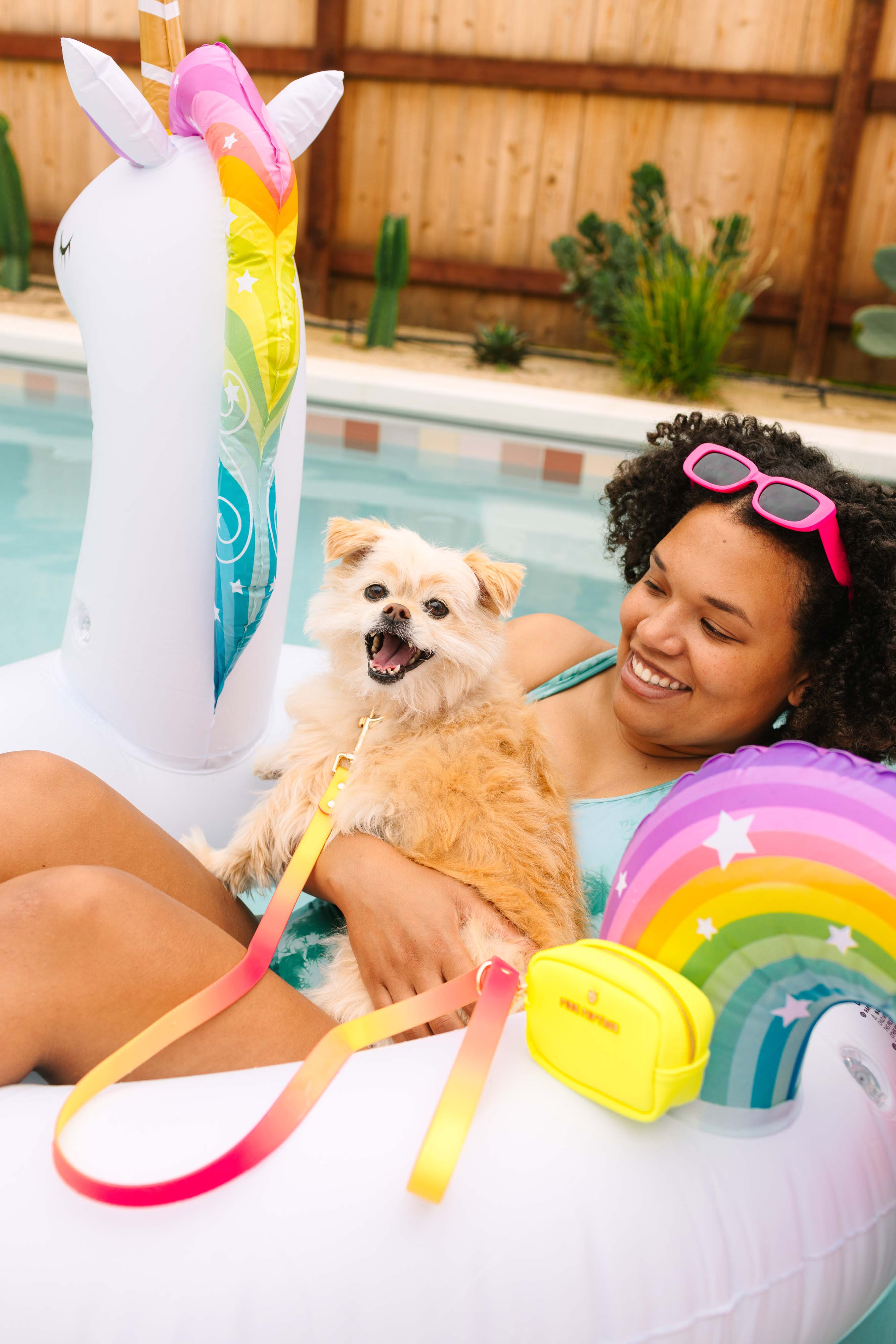 Katelin All Weather Dog Leash | Pink Papyrus
