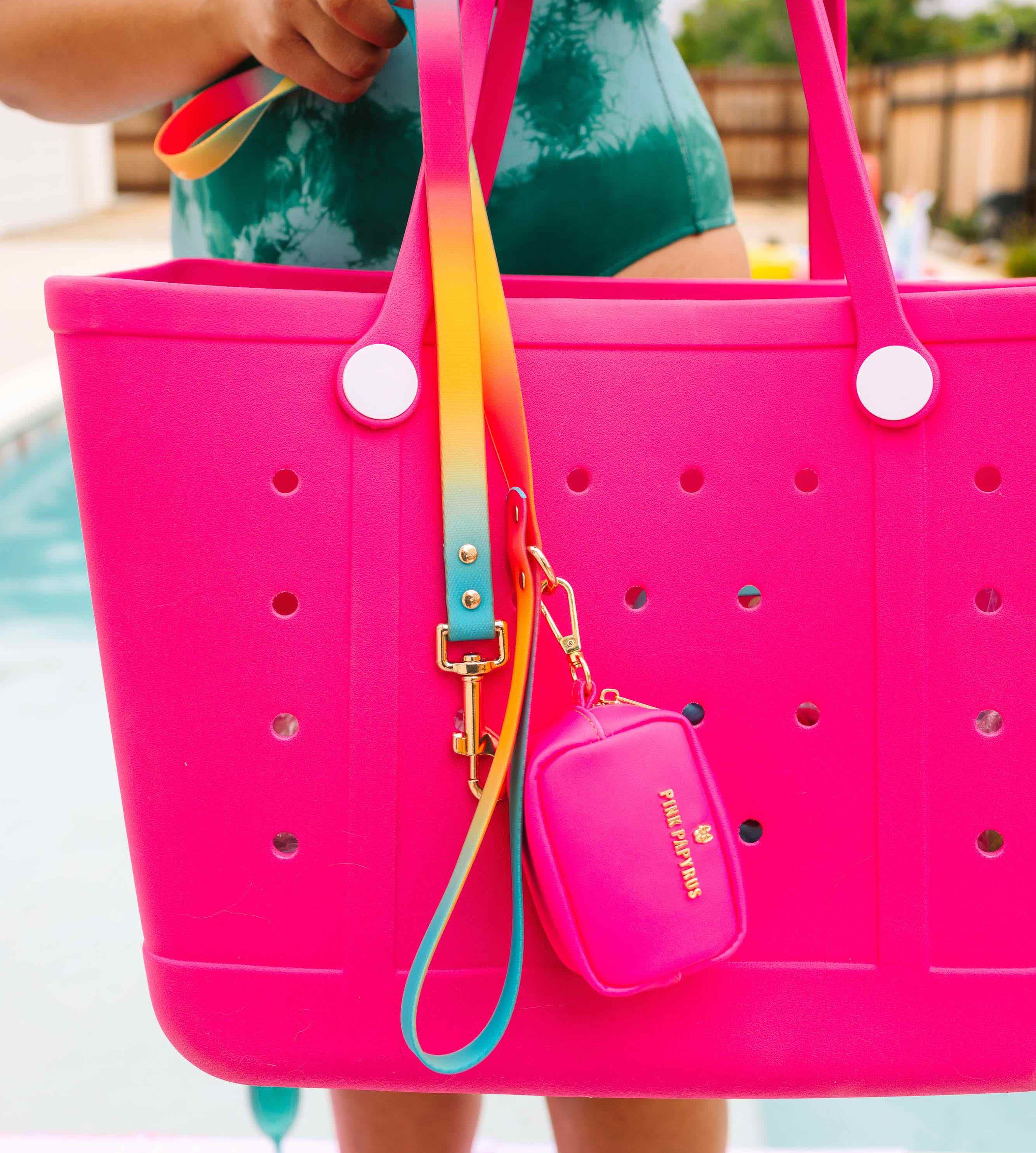 Cleo Waste Bag Holder & Treat Pouch | Pink Papyrus