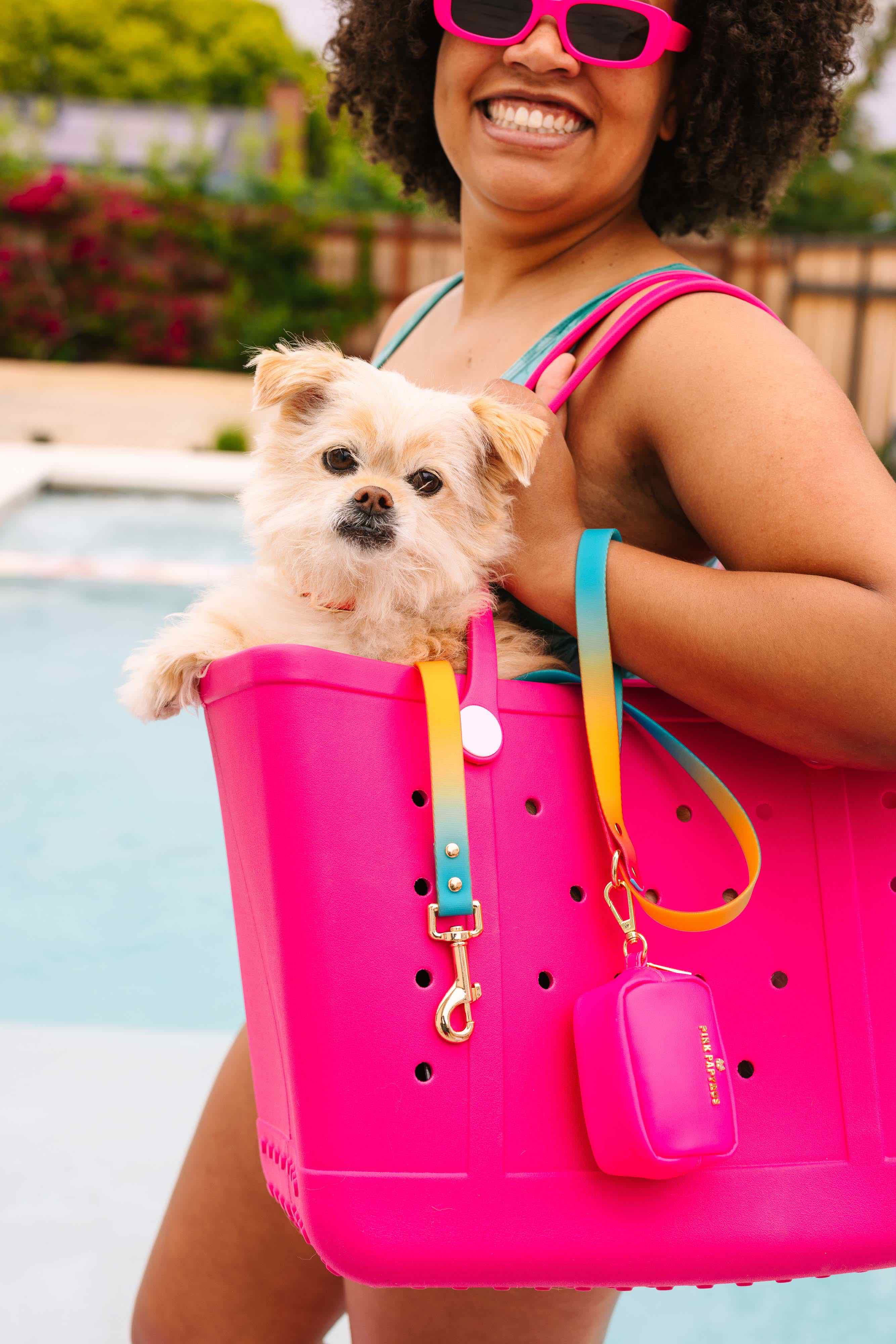 Pippa All Weather Dog Leash | Pink Papyrus