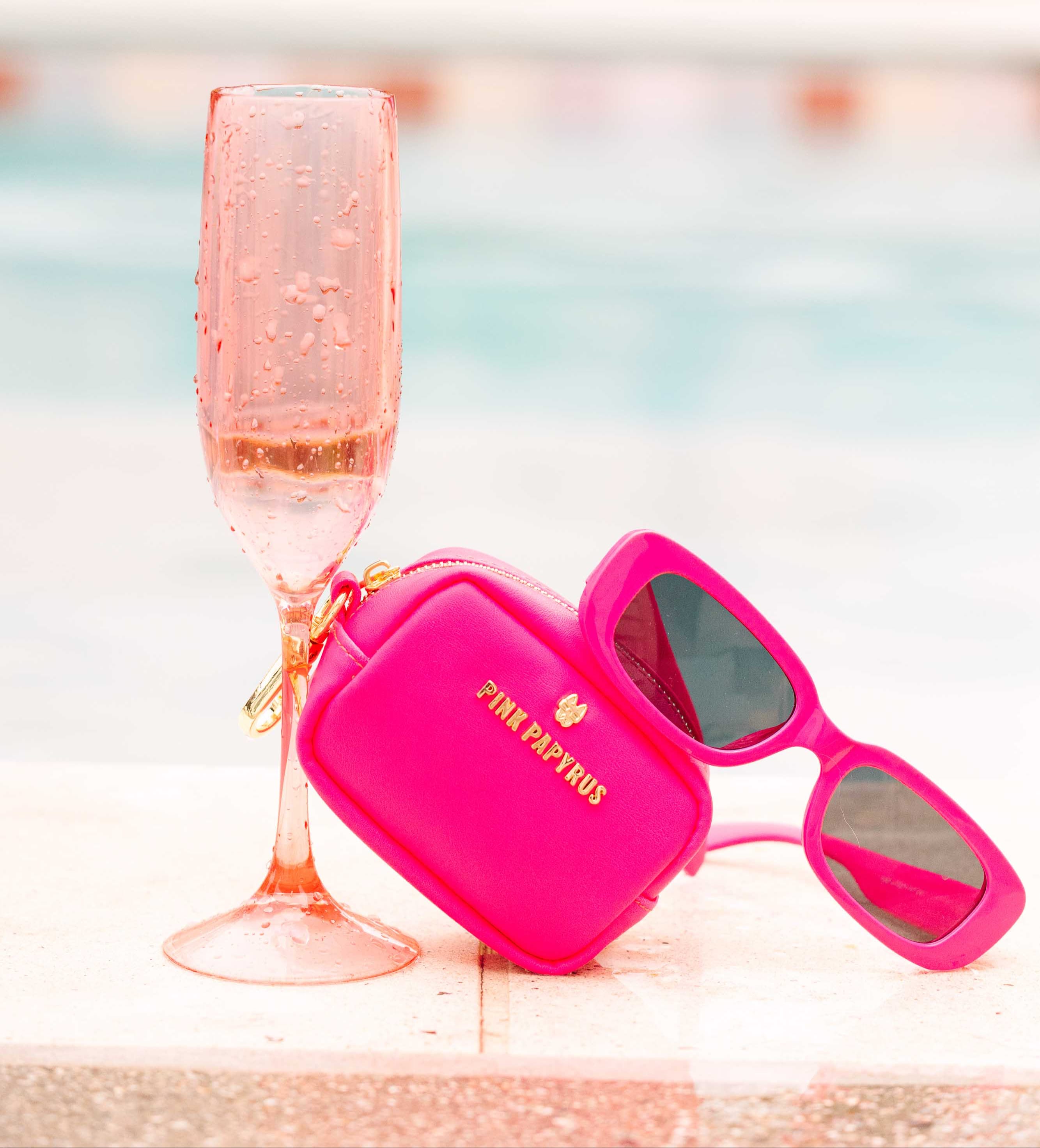 Cleo Waste Bag Holder & Treat Pouch | Pink Papyrus