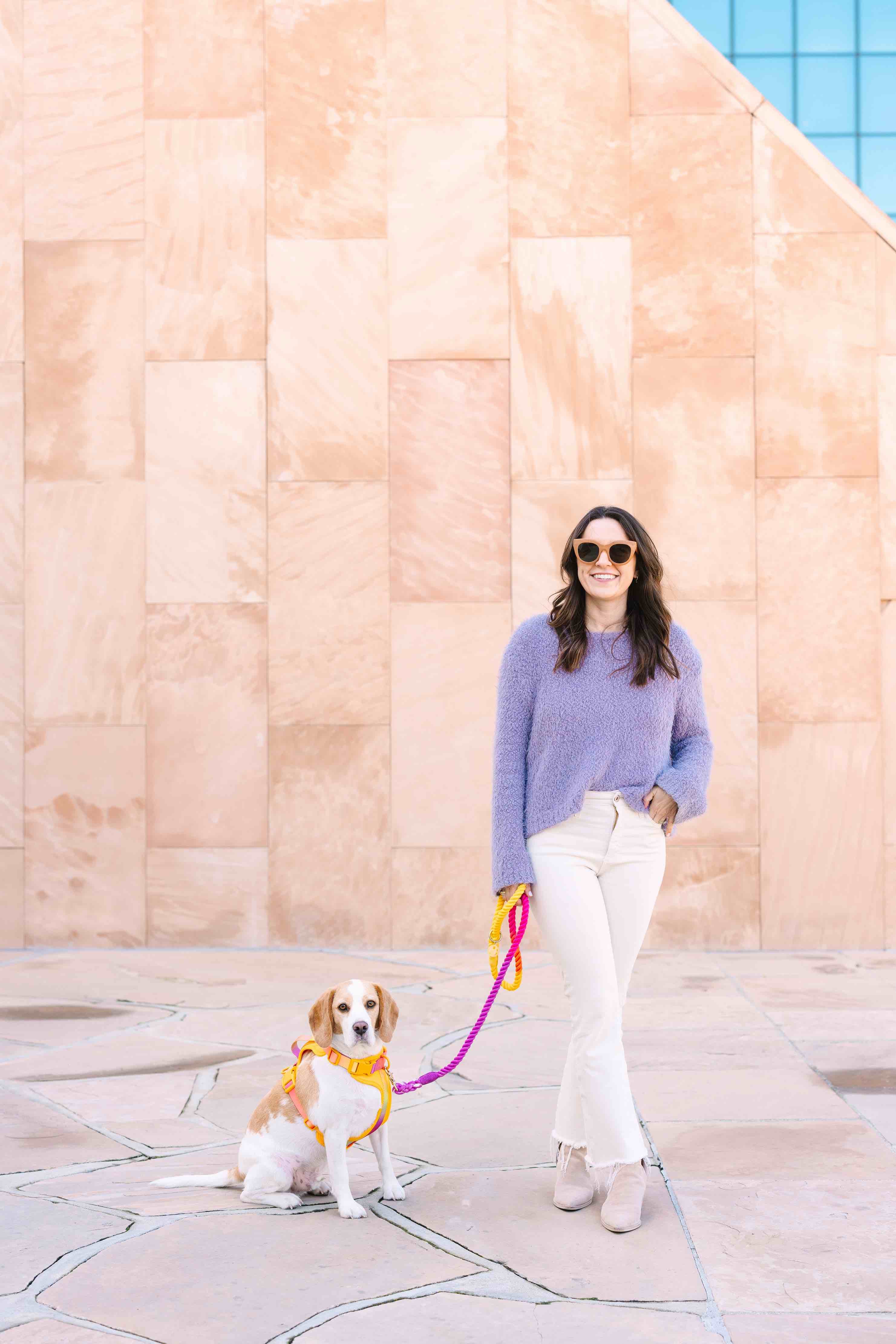 Kenna Dog Harness | Pink Papyrus