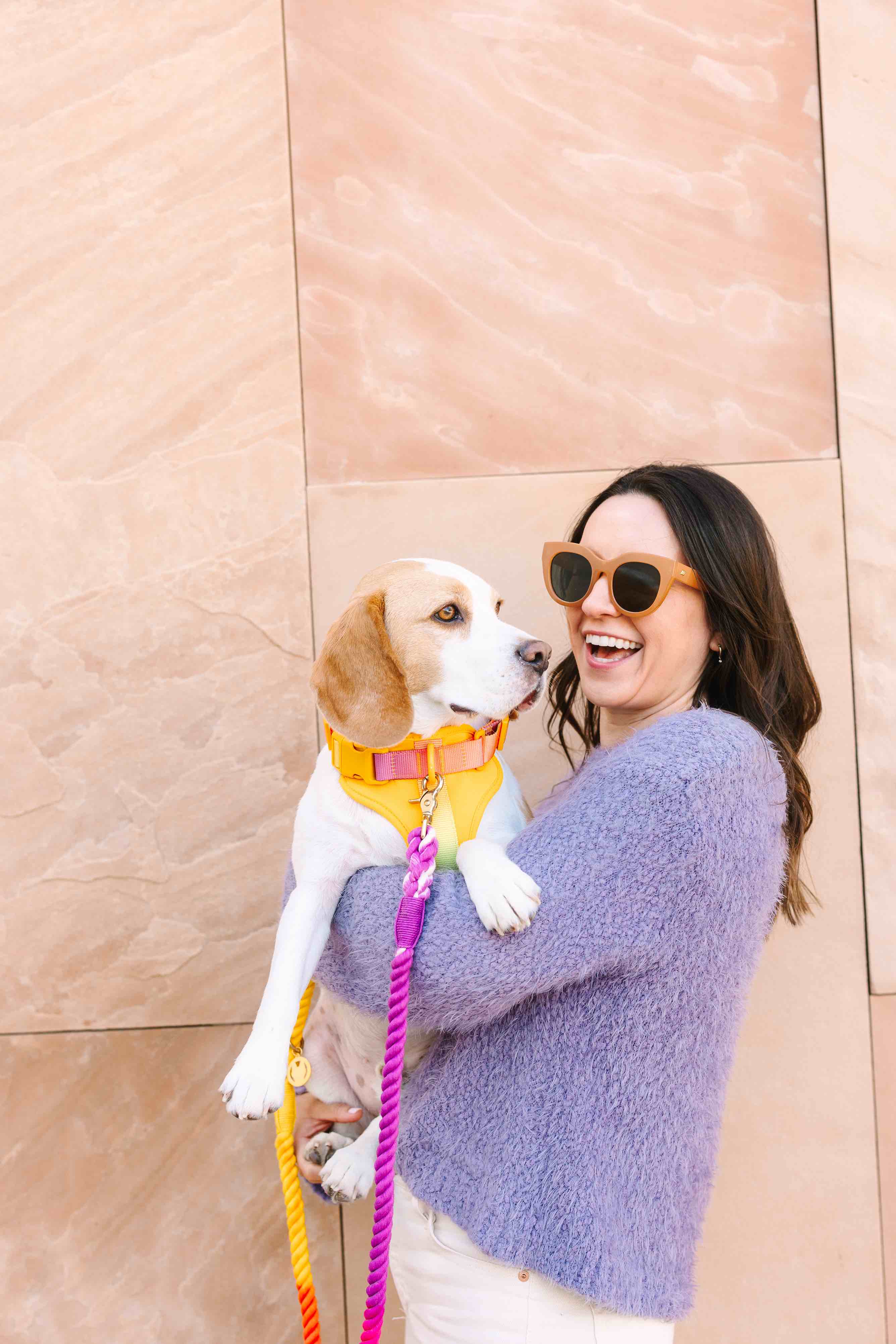 Kenna Dog Harness | Pink Papyrus