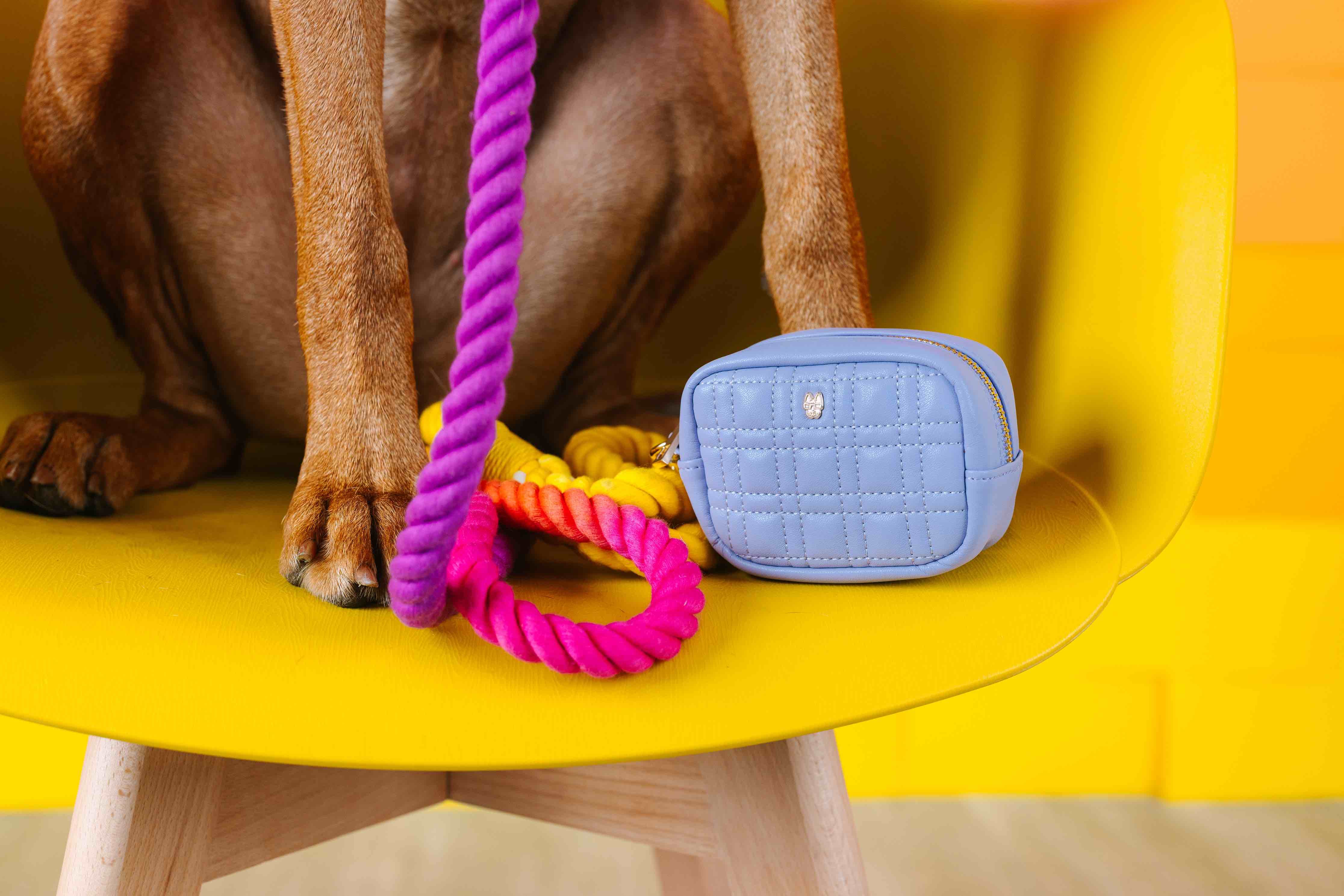 Ava Waste Bag Holder & Treat Pouch | Pink Papyrus