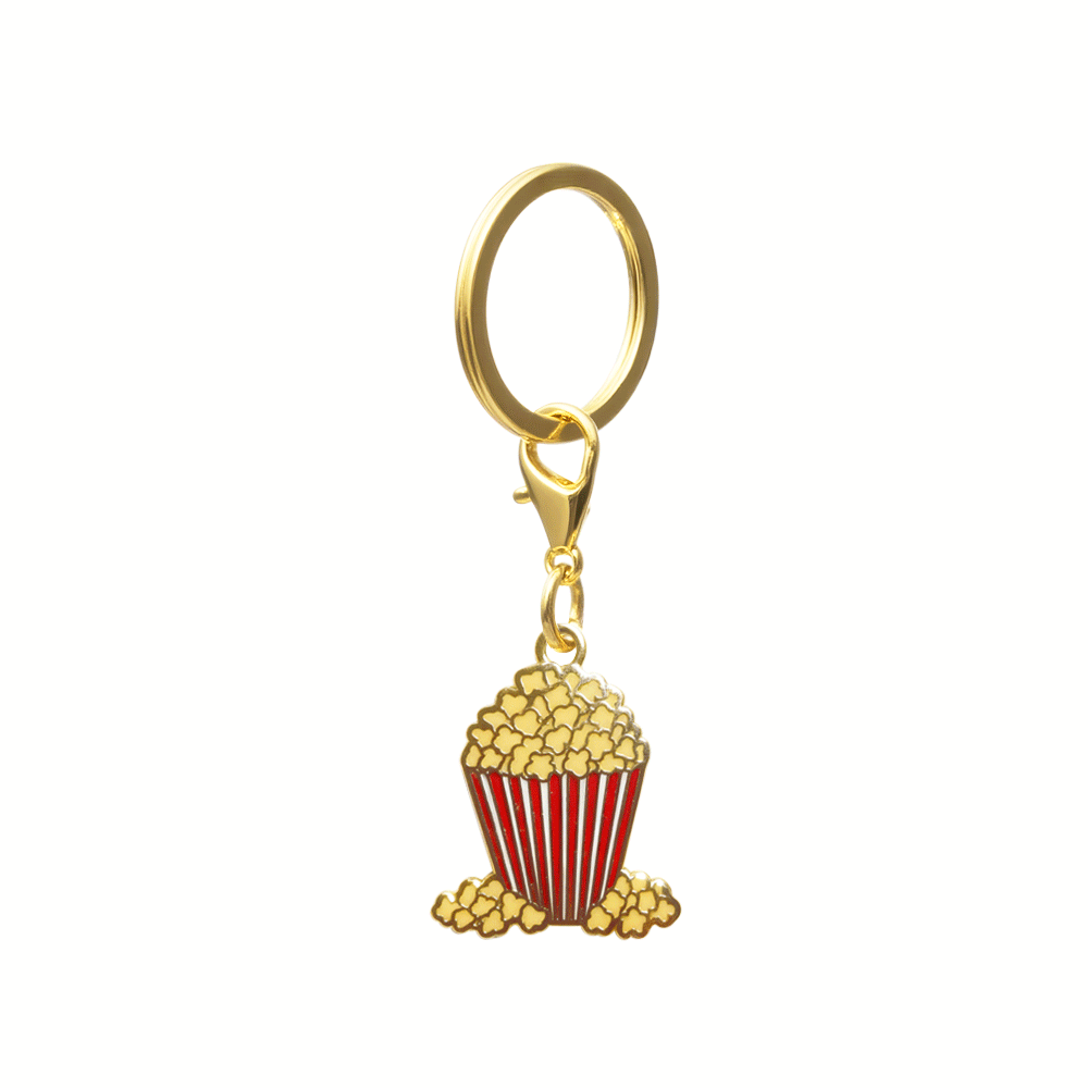 Hotdog & Popcorn Pet Charm Set | Pink Papyrus