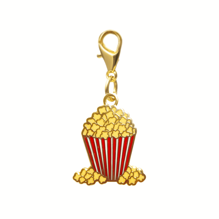 Popcorn Pet Charm | Pink Papyrus