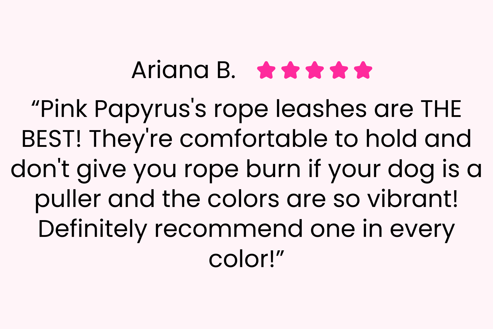Rope Leashes | pinkpapyrus.myshopify.com