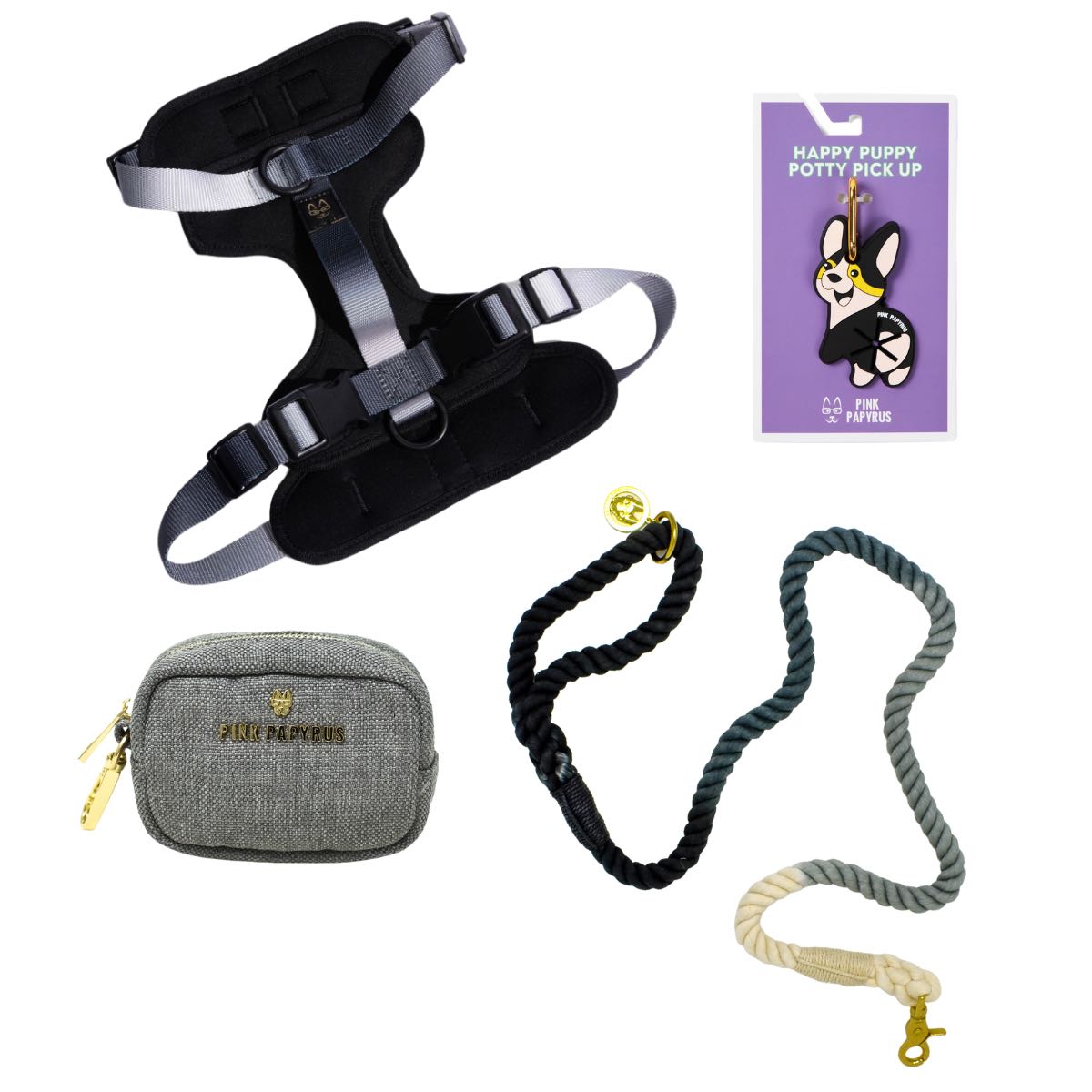 Back In Black Dog Harness Bundle