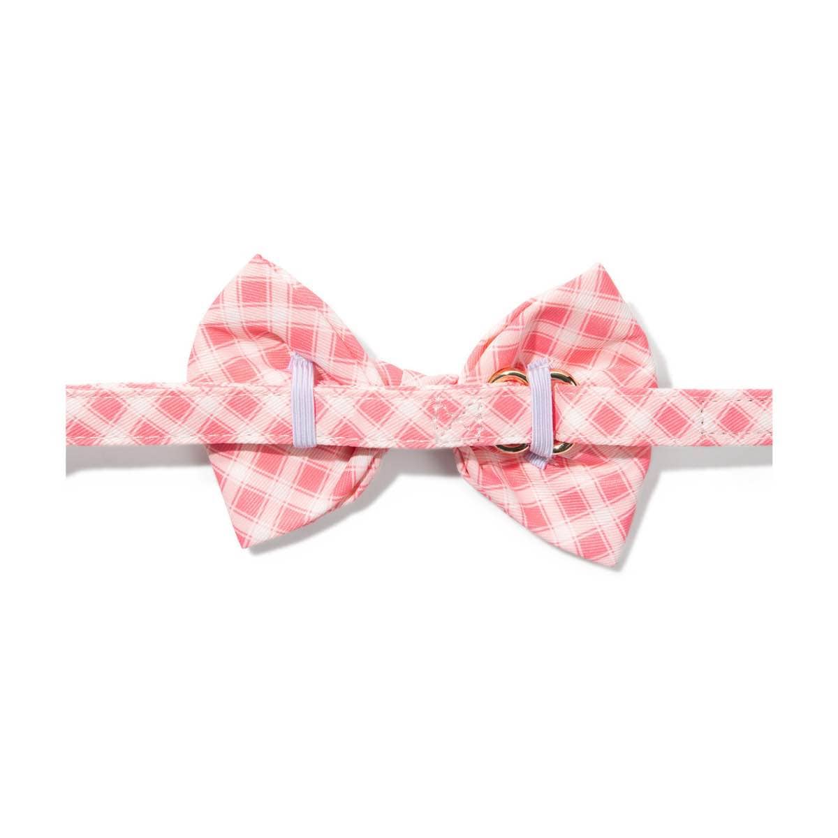 Sutton Bow Tie Dog Collar | Pink Papyrus