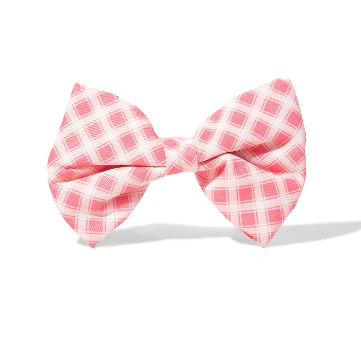 Sutton Dog Bow Tie | Pink Papyrus