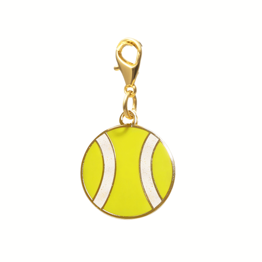 Tennis Ball Pet Charm | Pink Papyrus