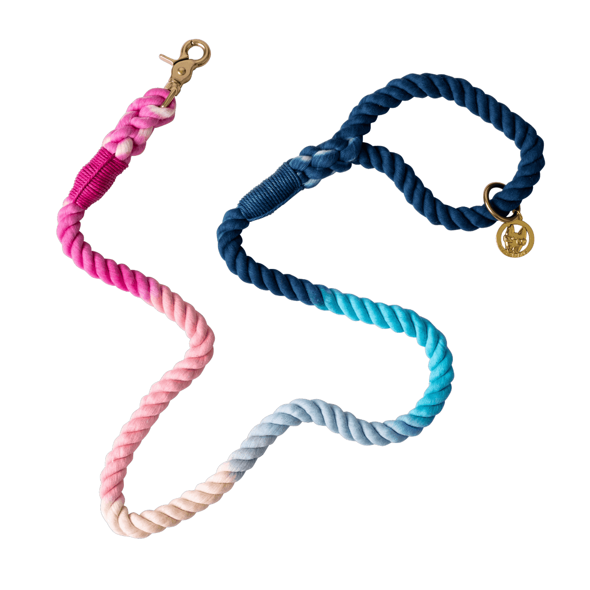 Maddox Rope Dog Leash | Pink Papyrus