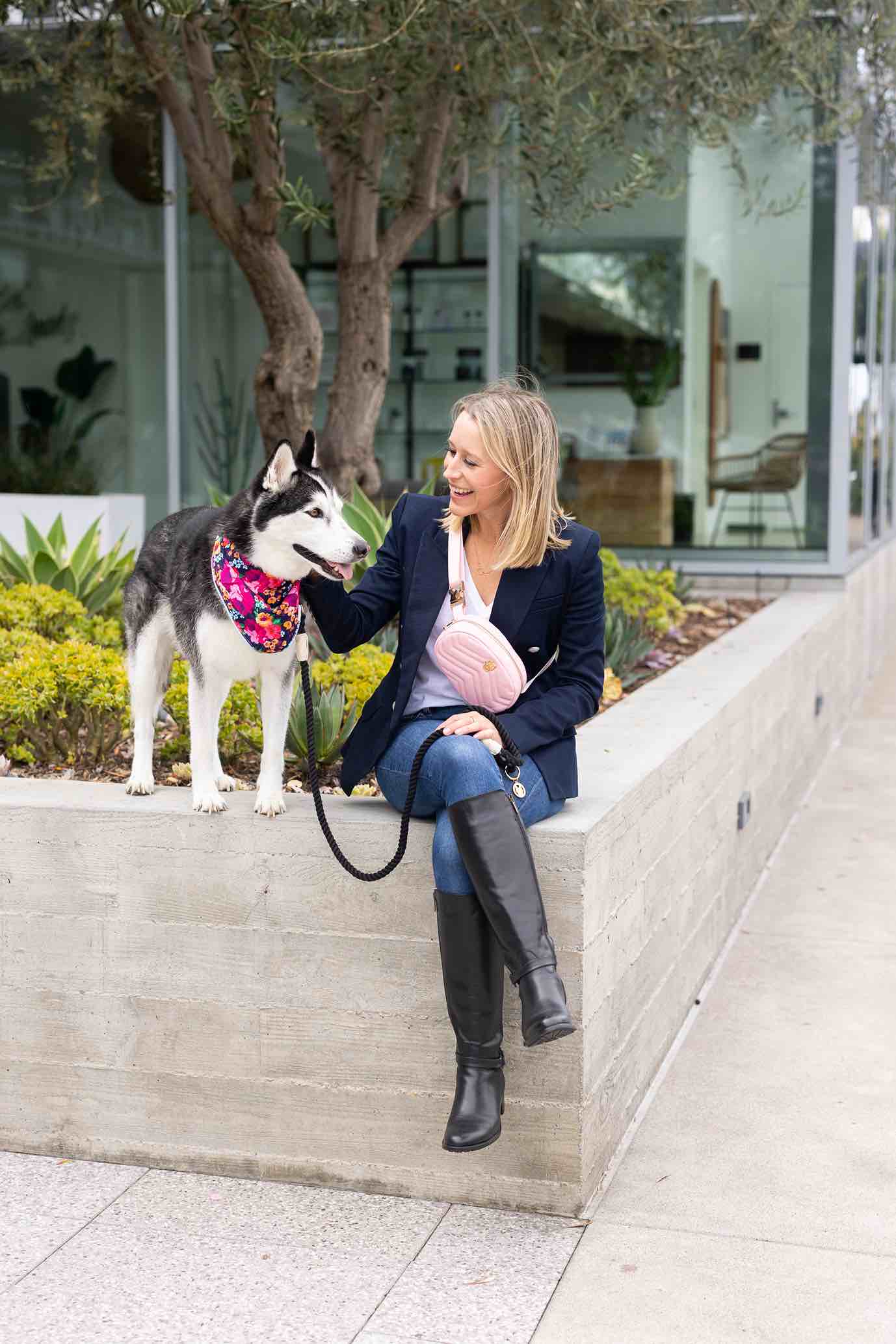 Ophelia Dog Bandana | Pink Papyrus