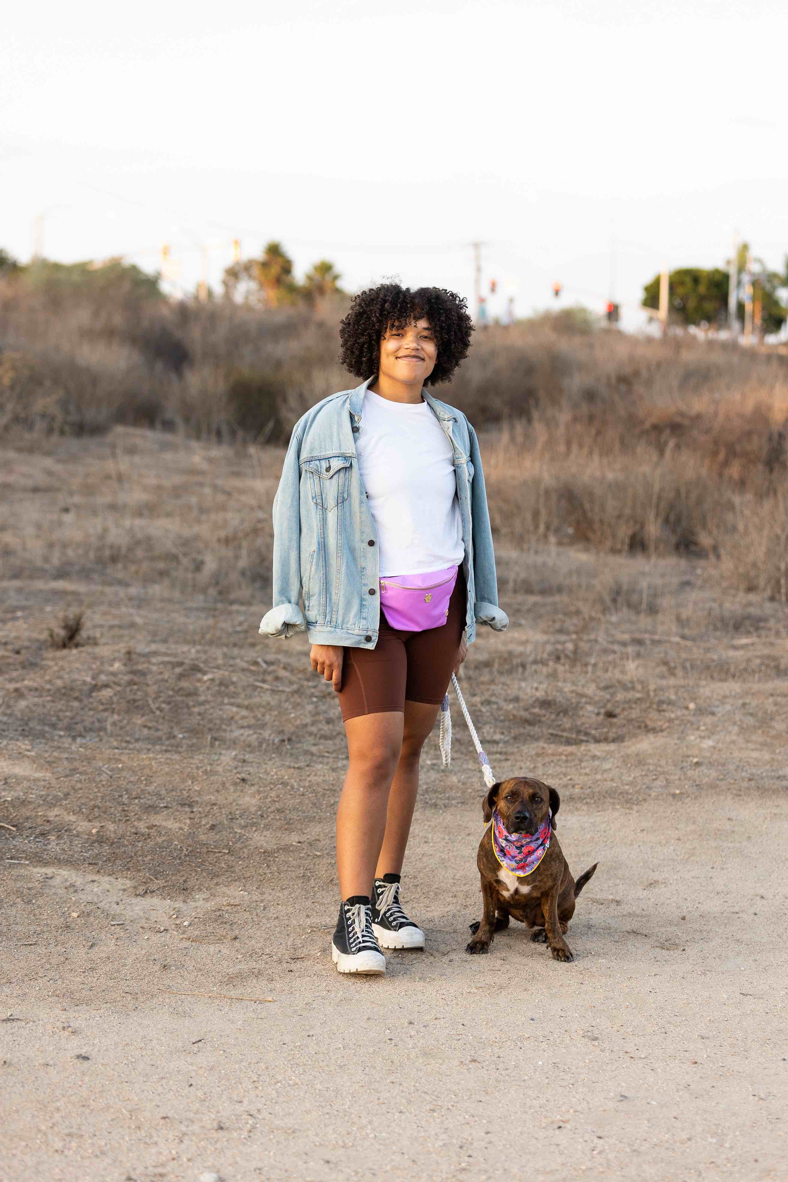 Vera Dog Bandana | Pink Papyrus