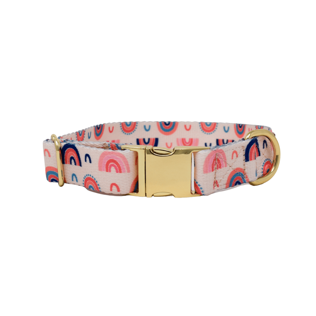 Clarke Dog Collar | Pink Papyrus