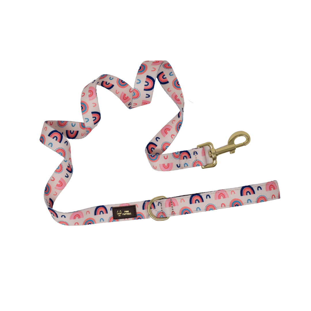 Clarke Dog Leash | Pink Papyrus