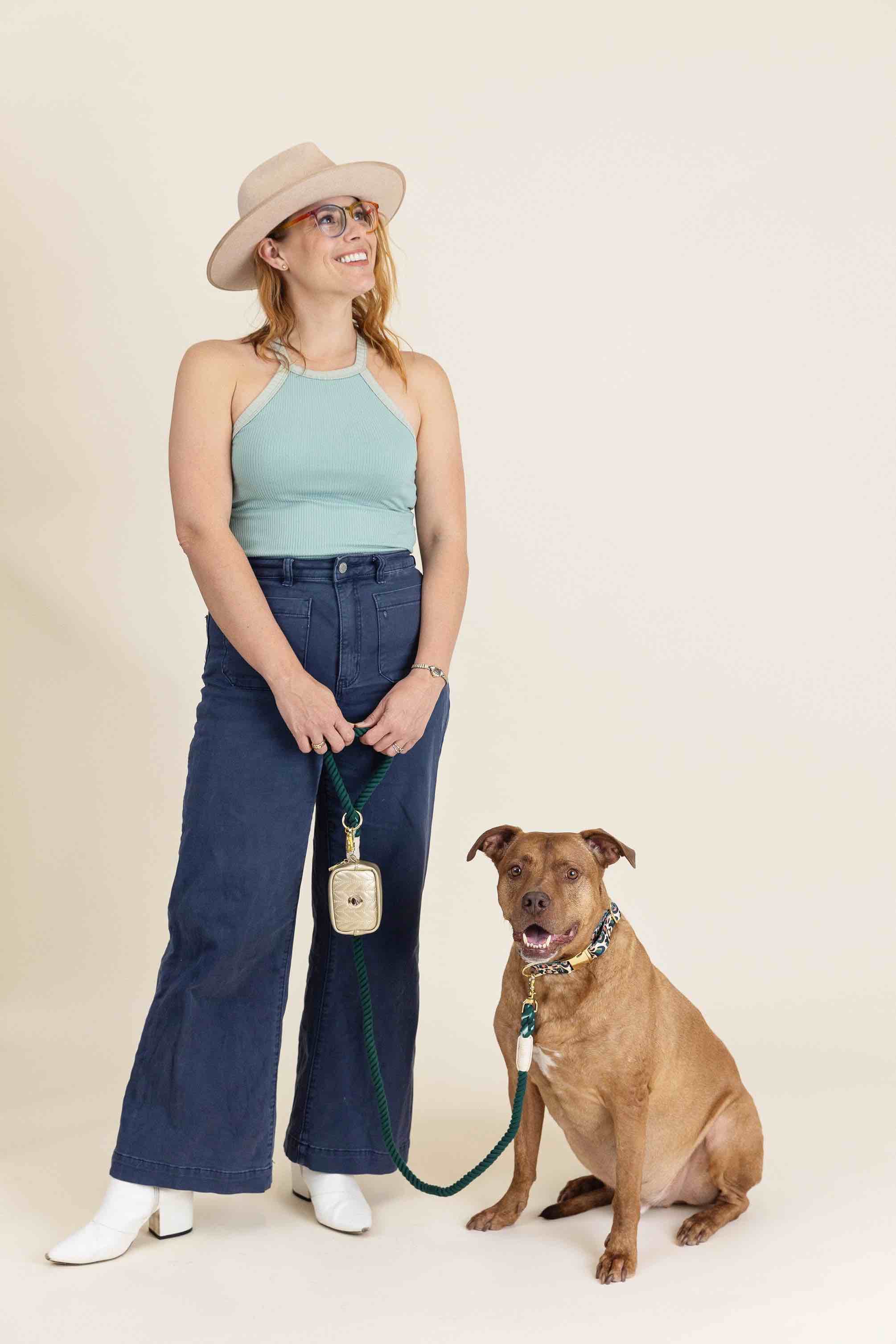 Sam Rope Dog Leash | Pink Papyrus