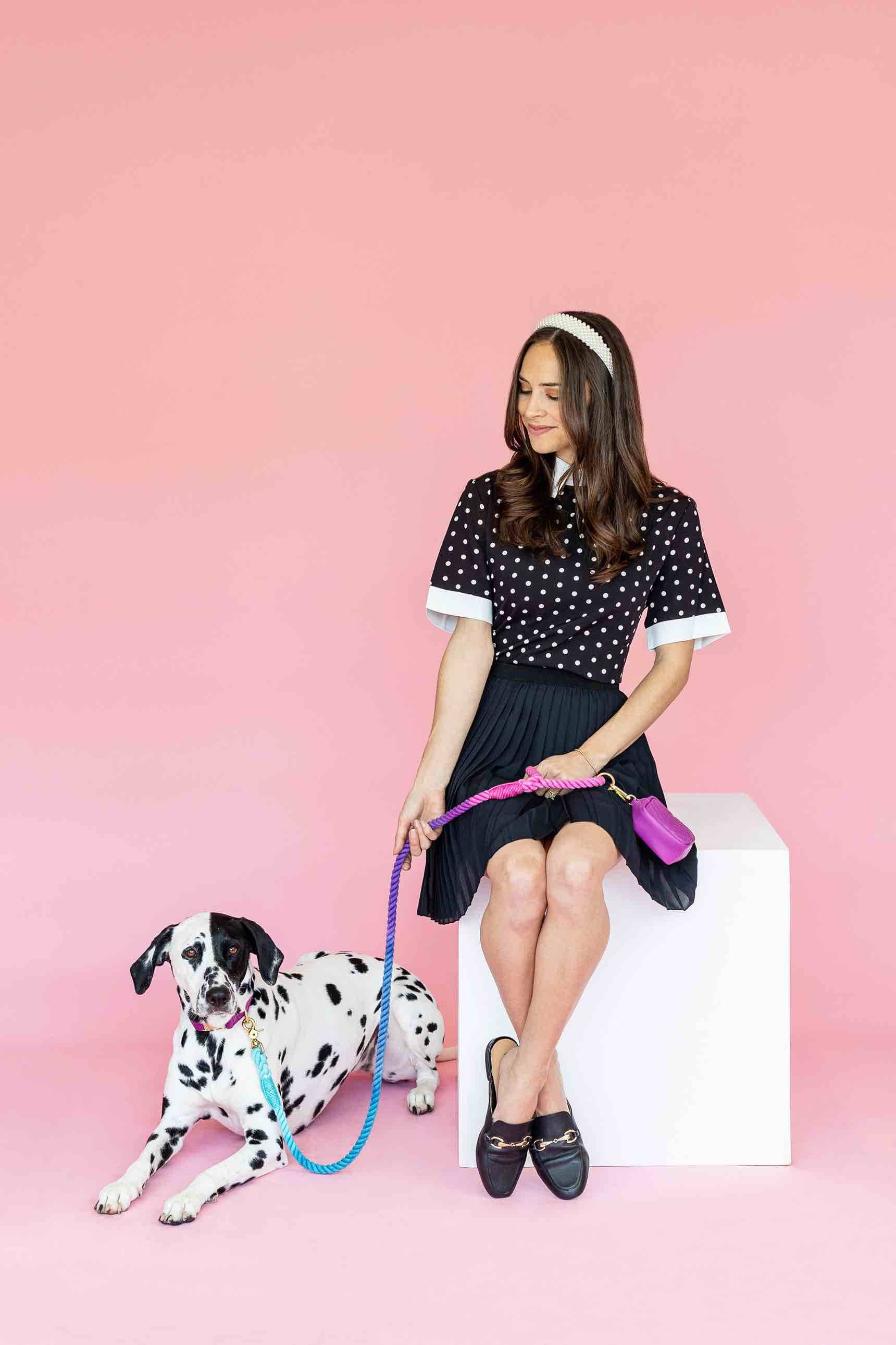 Pixie Rope Dog Leash | Pink Papyrus