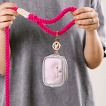 Calliope Waste Bag Holder & Treat Pouch | Pink Papyrus