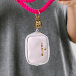 Calliope Waste Bag Holder & Treat Pouch | Pink Papyrus