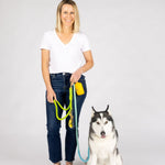 Alexandria Hands-Free Rope Dog Leash | Pink Papyrus
