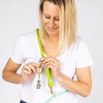 Alexandria Hands-Free Rope Dog Leash | Pink Papyrus