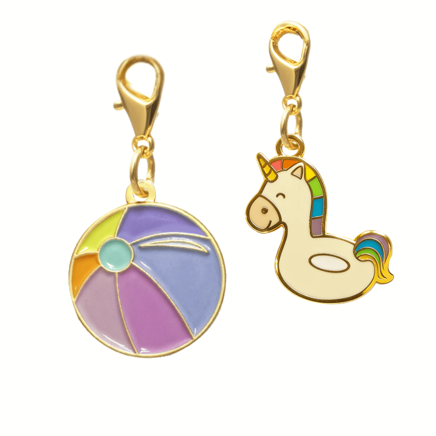 Beach Ball Unicorn Floatie Duo | pinkpapyrus.myshopify.com