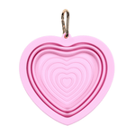 Bubblegum Heart Collapsible Bowl