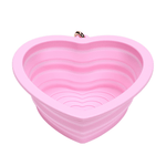 Bubblegum Heart Collapsible Bowl