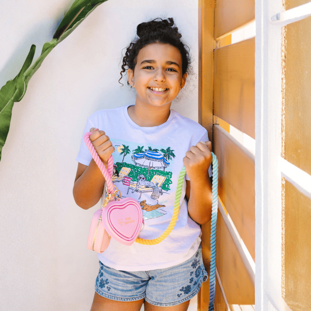 Bubblegum Heart Collapsible Bowl
