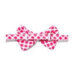 Chrishell Bow Tie Dog Collar | Pink Papyrus