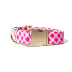 Chrishell Dog Collar | Pink Papyrus