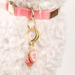 Love You Sweetheart & Cupcake Pet Charm Set | Pink Papyrus
