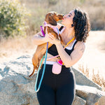 Nola Hands-Free Rope Dog Leash | Pink Papyrus