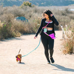 Pixie Hands-Free Rope Dog Leash | Pink Papyrus