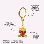 Popcorn Pet Charm | Pink Papyrus