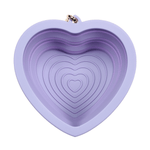 Lavender Heart Collapsible Bowl
