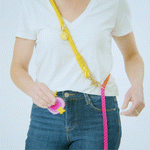 Alexandria Hands-Free Rope Dog Leash | Pink Papyrus