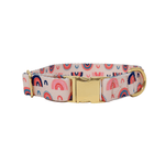Clarke Dog Collar | Pink Papyrus