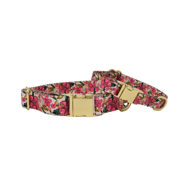 Gianna Dog Collar | Pink Papyrus