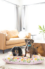 Penelope Dog Bed | Pink Papyrus